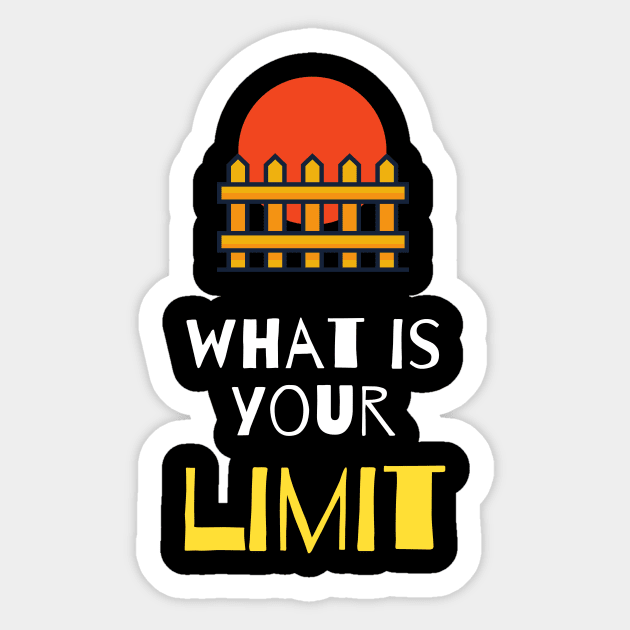 what is your limit Sticker by à la mode !